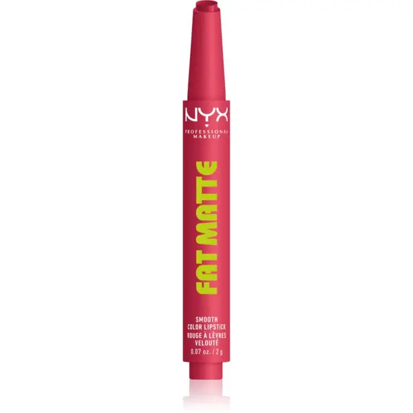 NYX Professional Makeup NYX Professional Makeup Fat Matte балсам за устни с матиращ ефект Pink Puff 2 гр.