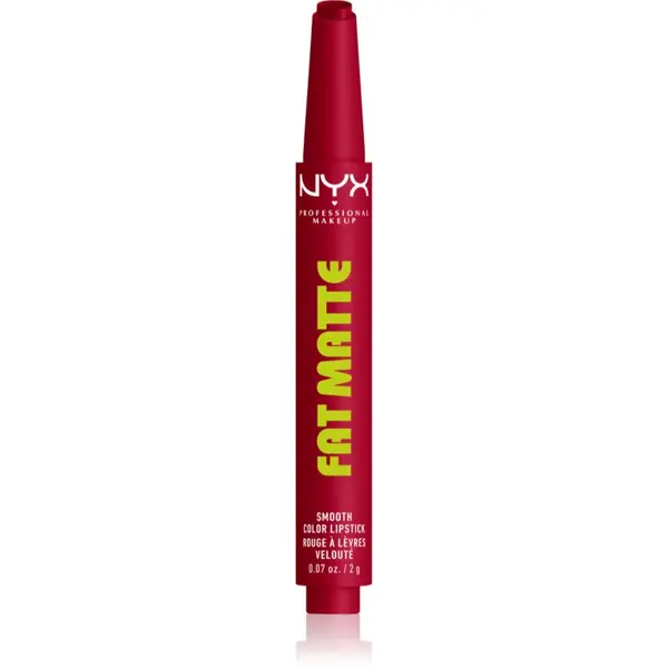 NYX Professional Makeup NYX Professional Makeup Fat Matte балсам за устни с матиращ ефект Scarlet Snuggles 2 гр.