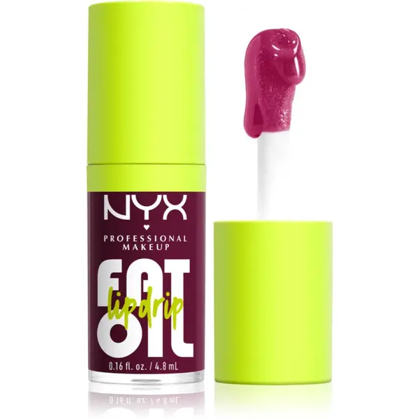 NYX Professional Makeup NYX Professional Makeup Fat Oil Lip Drip масло от нар цвят 04 That's Chic 4,8 мл.