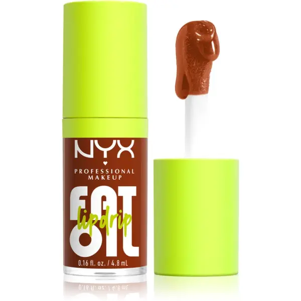 NYX Professional Makeup NYX Professional Makeup Fat Oil Lip Drip масло от нар цвят 07 Scrollin 4,8 мл.