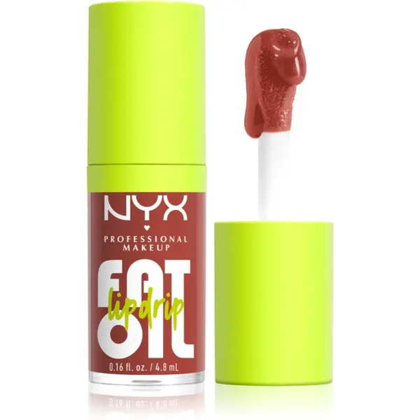 NYX Professional Makeup NYX Professional Makeup Fat Oil Lip Drip масло от нар цвят Splash Of Cream 4.8 мл.