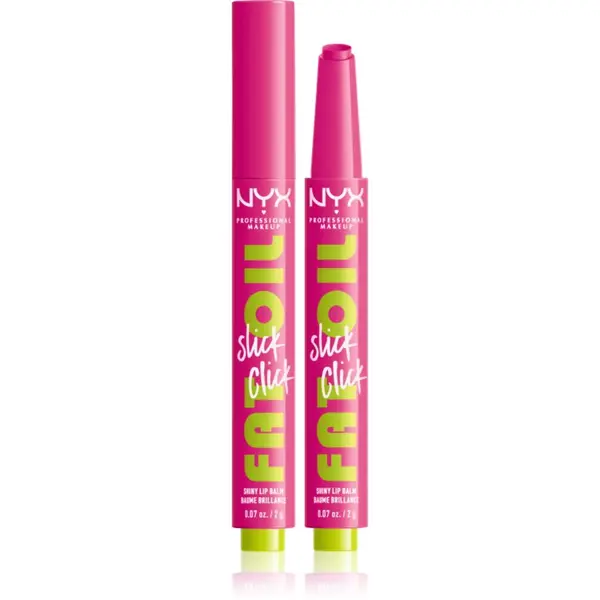 NYX Professional Makeup NYX Professional Makeup Fat Oil Slick Click тониращ балсам за устни цвят 08 Thriving 2 гр.