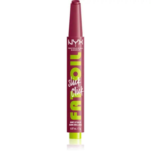 NYX Professional Makeup NYX Professional Makeup Fat Oil Slick Click тониращ балсам за устни цвят 20 In The Drafts 2 гр.