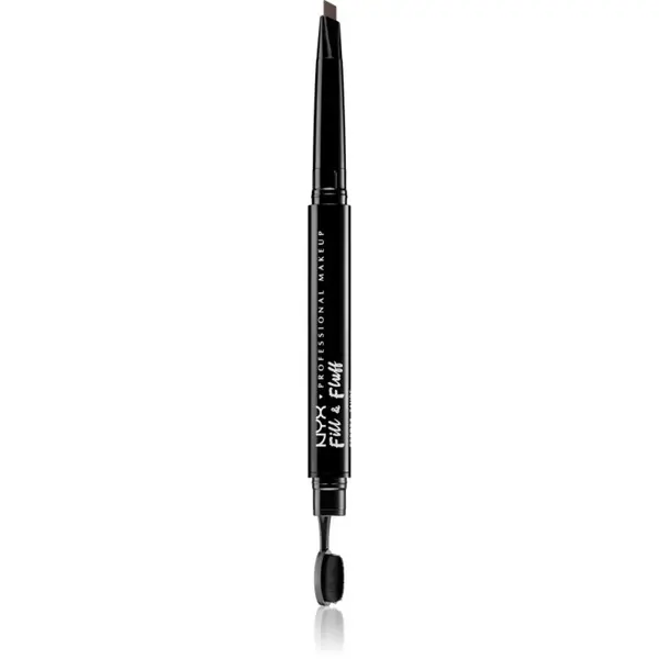 NYX Professional Makeup NYX Professional Makeup Fill & Fluff помада за вежди с молив цвят 05 - Ash Brown 0,2 гр.