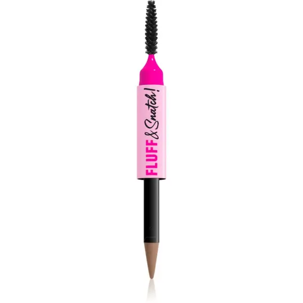 NYX Professional Makeup NYX Professional Makeup Fluff & Snatch молив за вежди с пудра ефект цвят Ash Blonde 1 гр.