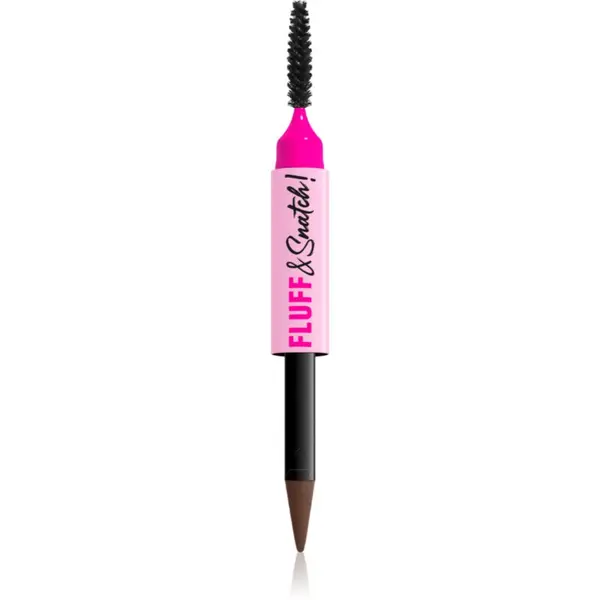 NYX Professional Makeup NYX Professional Makeup Fluff & Snatch молив за вежди с пудра ефект цвят Cool Ash Brown 1 гр.