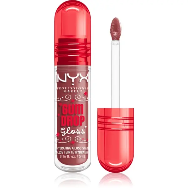 NYX Professional Makeup NYX Professional Makeup Gingerbaddie Land Gum Drop блясък за устни цвят 01 Hydra Honey 1 бр.