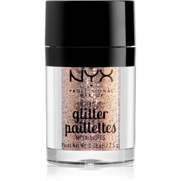 NYX Professional Makeup NYX Professional Makeup Glitter Goals металически брокат за лице и тяло цвят 04 Goldstone 2.5 гр.