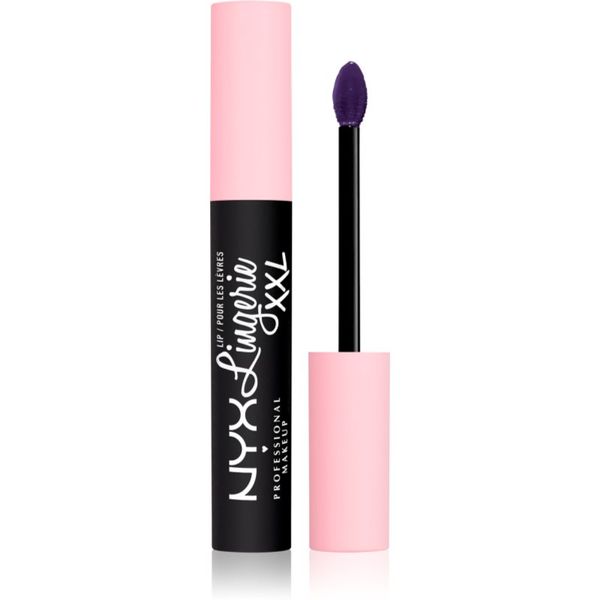 NYX Professional Makeup NYX Professional Makeup Halloween Lip Lingerie XXL дълготрайно течно червило цвят 31 Naughty Noir 4 мл.