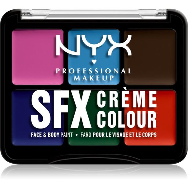 NYX Professional Makeup NYX Professional Makeup Halloween SFX Paints мултифункционална палитра за тяло и лице цвят 02 Secondary 6 гр.