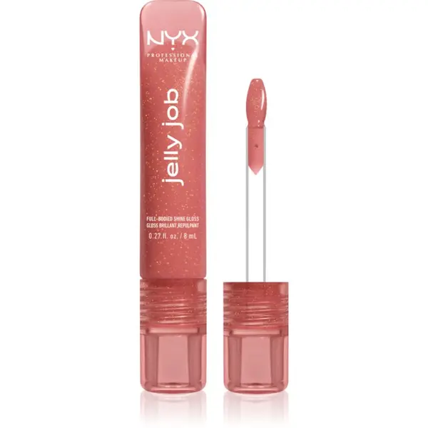 NYX Professional Makeup NYX Professional Makeup Jelly Job блестящ гланц за устни с увеличаващ ефект цвят Honey It´s Jelly 7.5 мл.