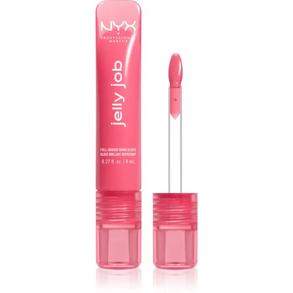 NYX Professional Makeup NYX Professional Makeup Jelly Job блестящ гланц за устни с увеличаващ ефект цвят Jelly Blushin 7.5 мл.