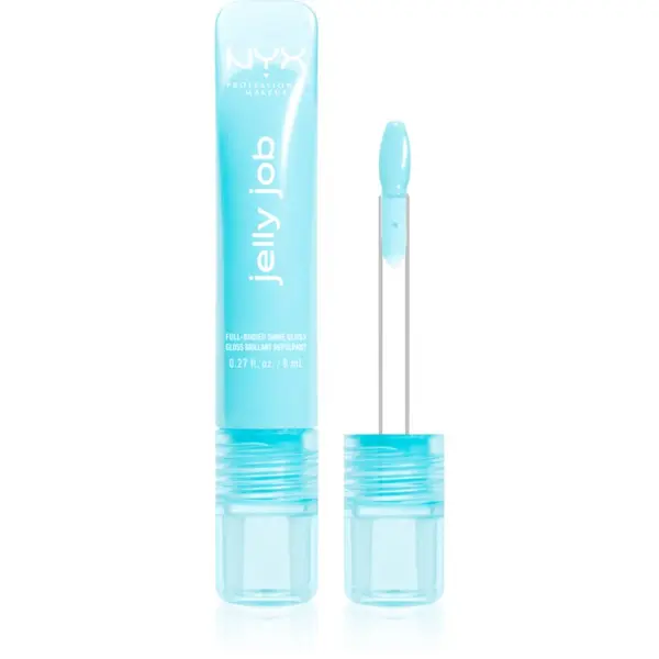 NYX Professional Makeup NYX Professional Makeup Jelly Job блестящ гланц за устни с увеличаващ ефект цвят Jelly Frost 7.5 мл.