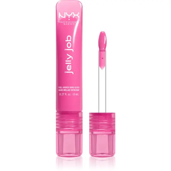 NYX Professional Makeup NYX Professional Makeup Jelly Job блестящ гланц за устни с увеличаващ ефект цвят Jelly Icing 7.5 мл.