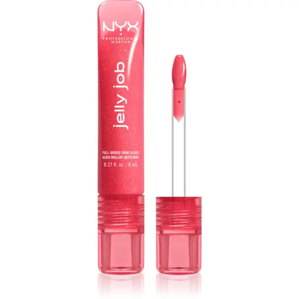 NYX Professional Makeup NYX Professional Makeup Jelly Job блестящ гланц за устни с увеличаващ ефект цвят Jelly Kiss´d 7.5 мл.
