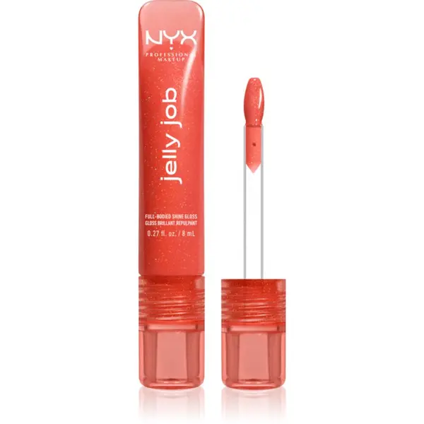 NYX Professional Makeup NYX Professional Makeup Jelly Job блестящ гланц за устни с увеличаващ ефект цвят Jelly Squeeze 7.5 мл.