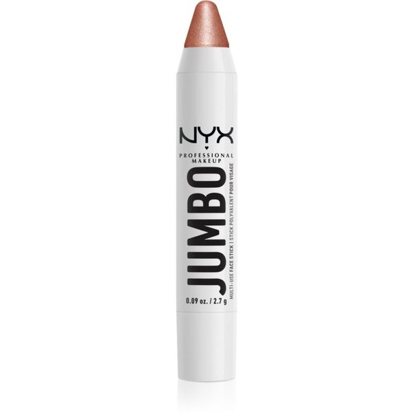 NYX Professional Makeup NYX Professional Makeup Jumbo Multi-Use Highlighter Stick кремообразен озарител с молив цвят 01 Coconut Cake 2,7 гр.