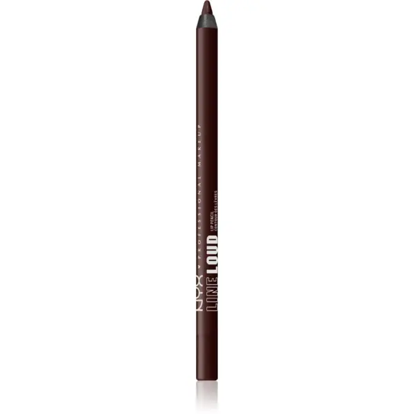 NYX Professional Makeup NYX Professional Makeup Line Loud Vegan молив-контур за устни с матиращ ефект цвят 35 - No Wine Ing 1,2 гр.