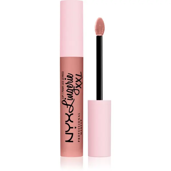 NYX Professional Makeup NYX Professional Makeup Lip Lingerie XXL течно червило с матиращ завършек цвят 01 - Undressd 4 мл.