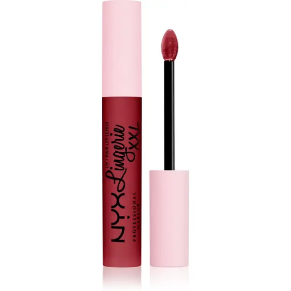 NYX Professional Makeup NYX Professional Makeup Lip Lingerie XXL течно червило с матиращ завършек цвят 23 - Its hotter 4 мл.