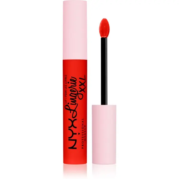 NYX Professional Makeup NYX Professional Makeup Lip Lingerie XXL течно червило с матиращ завършек цвят 27 - On Fuego 4 мл.