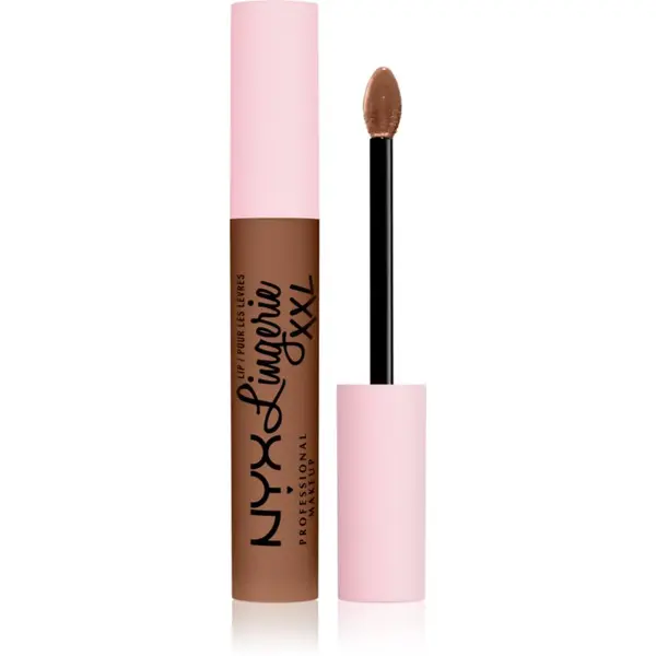 NYX Professional Makeup NYX Professional Makeup Lip Lingerie XXL течно червило с матиращ завършек цвят 29 - Hot Caramelo 4 мл.