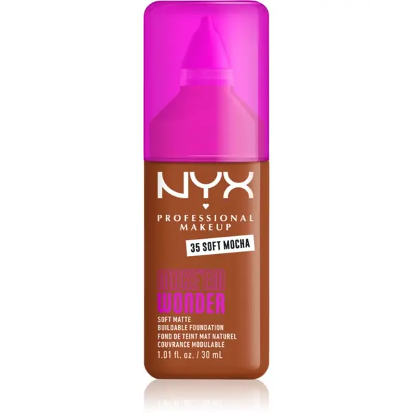 NYX Professional Makeup NYX Professional Makeup Make ‘Em Wonder лек матиращ фон дьо тен цвят 35 Soft Mocha 30 мл.
