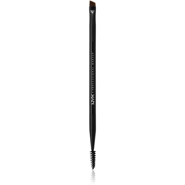 NYX Professional Makeup NYX Professional Makeup Pro Dual четка за оформяне на вежди 1 бр.
