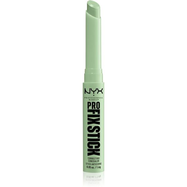 NYX Professional Makeup NYX Professional Makeup Pro Fix Stick коректор за уеднаквяване цвета на кожата цвят 0.1 Green 1,6 гр.