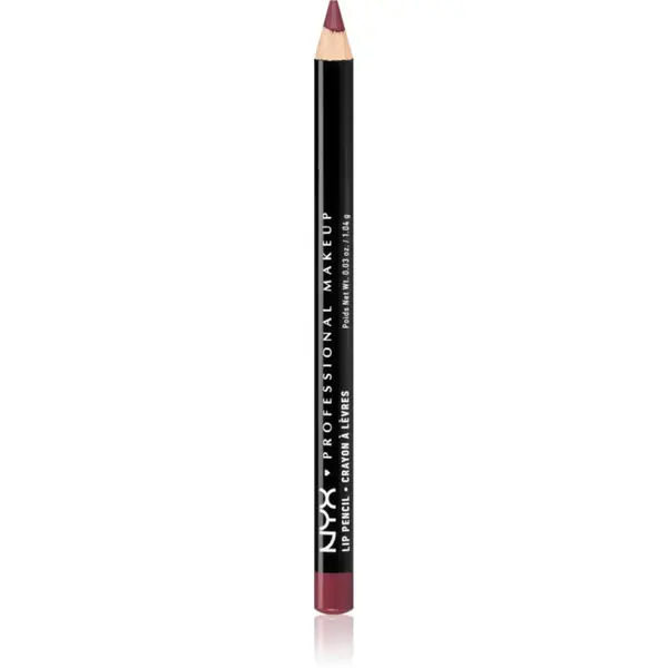NYX Professional Makeup NYX Professional Makeup Slim Lip Pencil прецизен молив за устни цвят 803 Burgundy 1 гр.