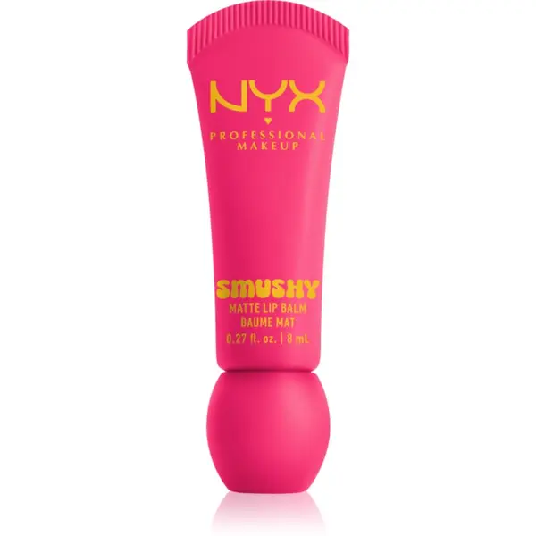 NYX Professional Makeup NYX Professional Makeup Smushy Matte Lip Balm балсам за устни с матиращ ефект цвят Sweet Smack 8 мл.