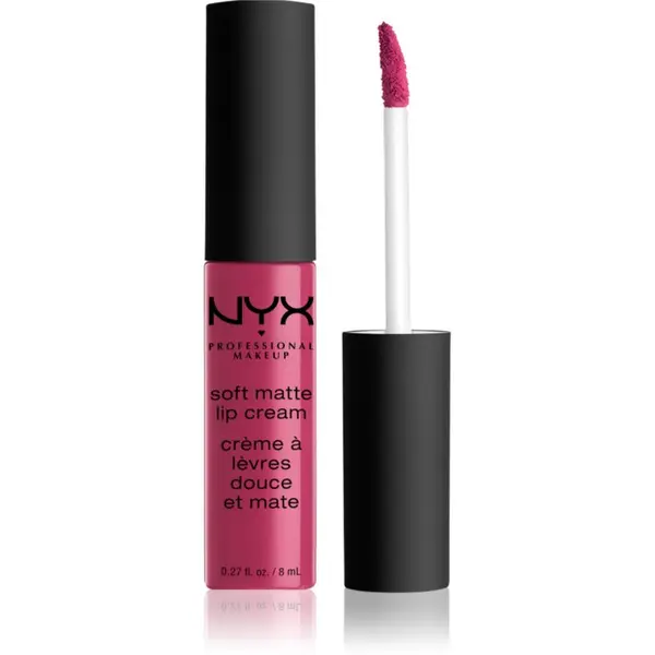 NYX Professional Makeup NYX Professional Makeup Soft Matte Lip Cream леко течно матиращо червило цвят 18 Prague 8 мл.