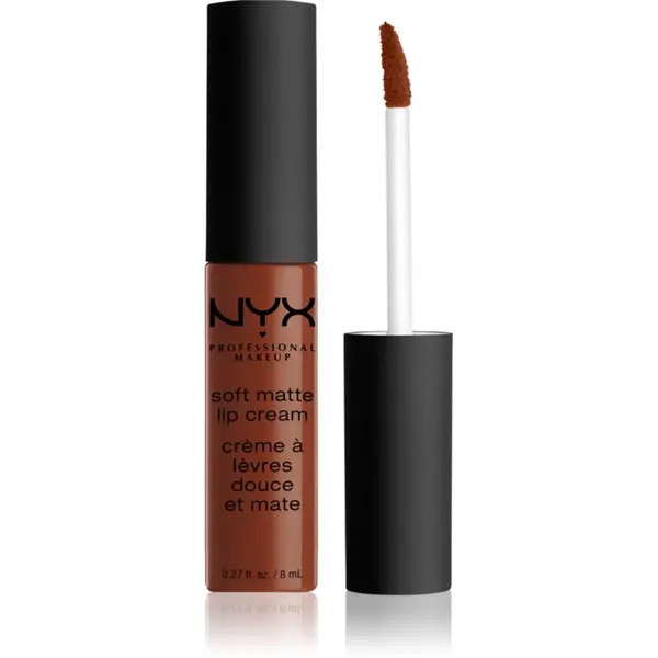 NYX Professional Makeup NYX Professional Makeup Soft Matte Lip Cream леко течно матиращо червило цвят 23 Berlin 8 мл.