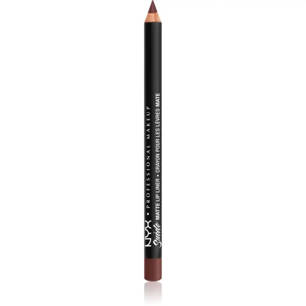 NYX Professional Makeup NYX Professional Makeup Suede Matte Lip Liner матиран молив за устни цвят 55 Cold Brew 1 гр.