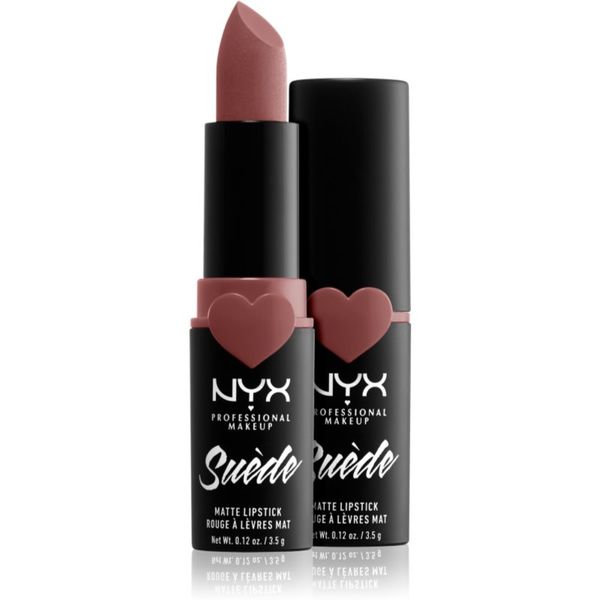NYX Professional Makeup NYX Professional Makeup Suede Matte  Lipstick матиращо червило цвят 05 Brunch Me 3.5 гр.