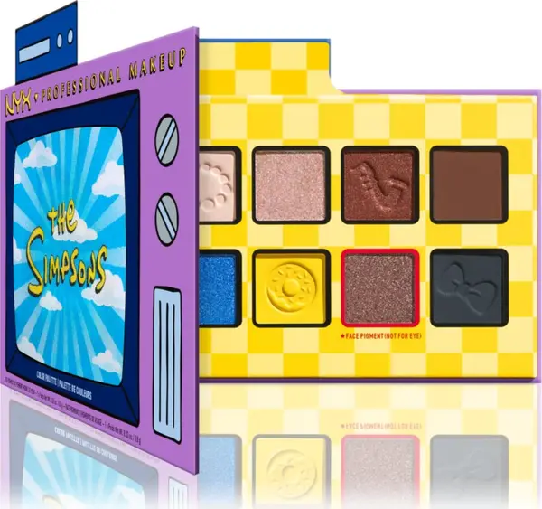 NYX Professional Makeup NYX Professional Makeup The Simpsons палитра сенки за очи 1 бр.