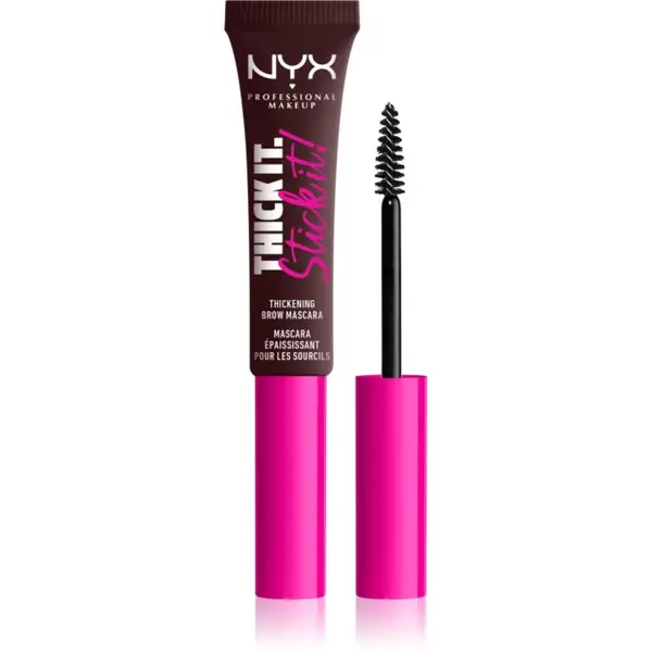 NYX Professional Makeup NYX Professional Makeup Thick it Stick It Brow Mascara спирала за вежди цвят 07 Espresso 7 мл.
