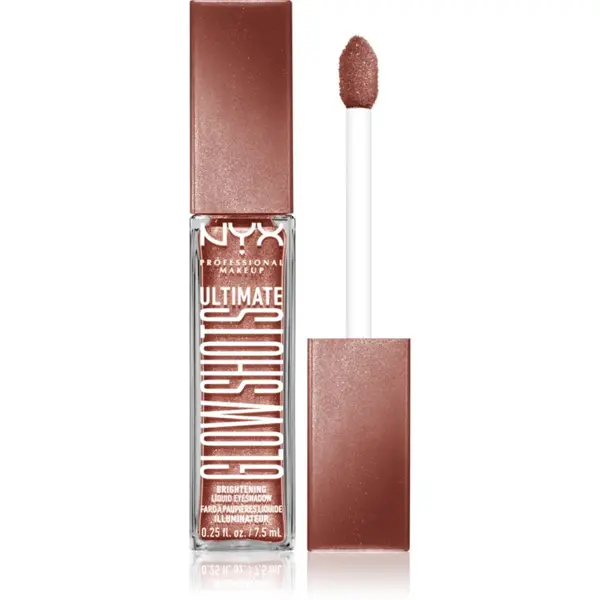 NYX Professional Makeup NYX Professional Makeup Ultimate Glow Shots течни очни сенки с брокат цвят 09 Mango Moment 7,5 мл.