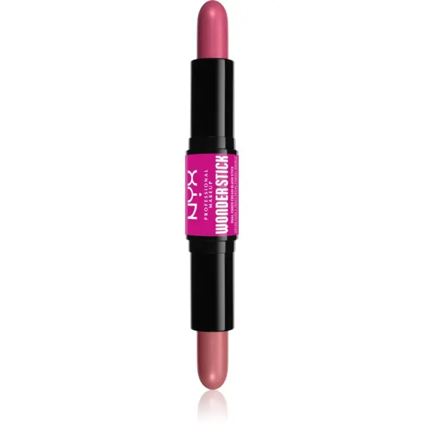 NYX Professional Makeup NYX Professional Makeup Wonder Stick Cream Blush двустранна контурираща писалка цвят 01 Light Peach and Baby Pink 2x4 гр.