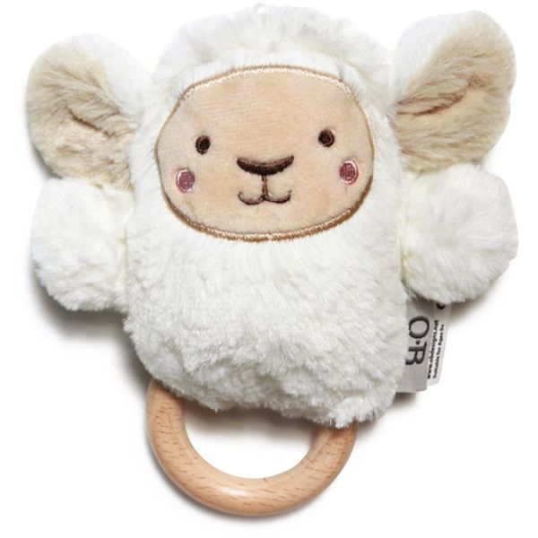 O.B Designs O.B Designs Bunny Soft Rattle Toy плюшена играчка с дрънкалка White 3m+ 1 бр.