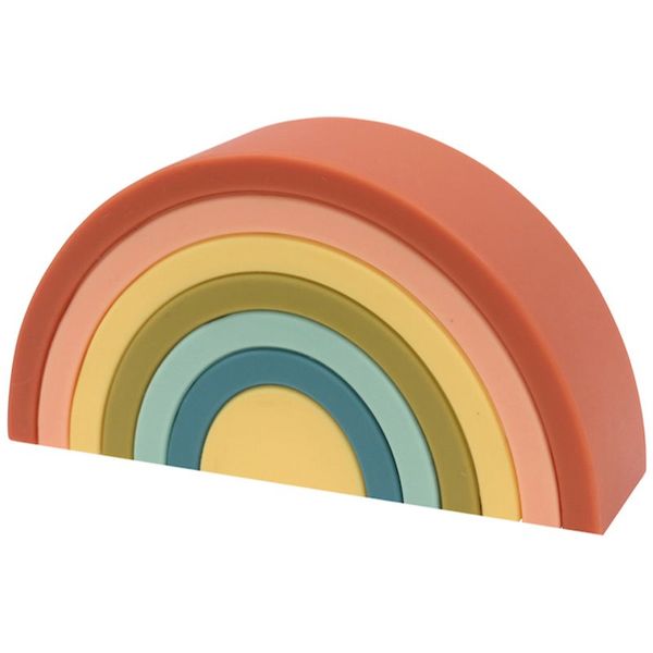 O.B Designs O.B Designs Silicone Rainbow Stacker дъга за сглобяване Cherry 10m+ 1 бр.