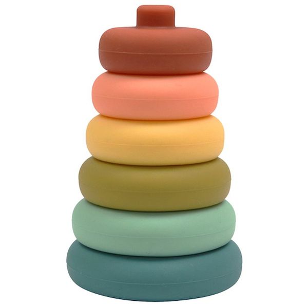 O.B Designs O.B Designs Silicone Stacker Tower кула за сглобяване Cherry 8m+ 1 бр.