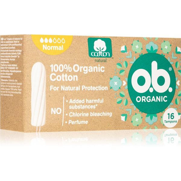 o.b. o.b. Organic Normal тампони 16 бр.
