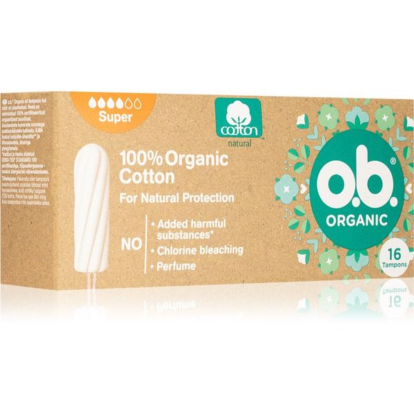 o.b. o.b. Organic Super тампони 16 бр.