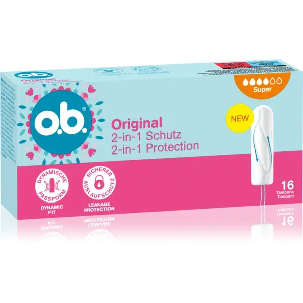 o.b. o.b. Original Super тампони за силна менструация 16 бр.