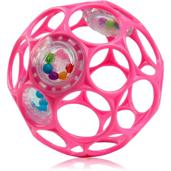 Oball Oball Rattle дрънкалка 0 m+ Dark pink 1 бр.
