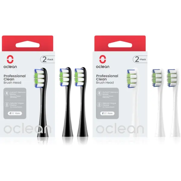 OClean Oclean Professional Clean Set резервни глави за четка за зъби Black & White
