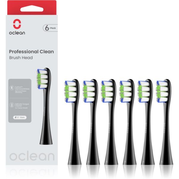 OClean Oclean Professional Clean сменяеми глави Черен 6 бр.
