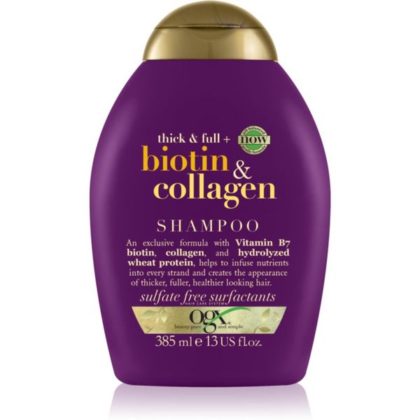 OGX OGX Biotin & Collagen шампоан за сгъстяване за обем 385 мл.