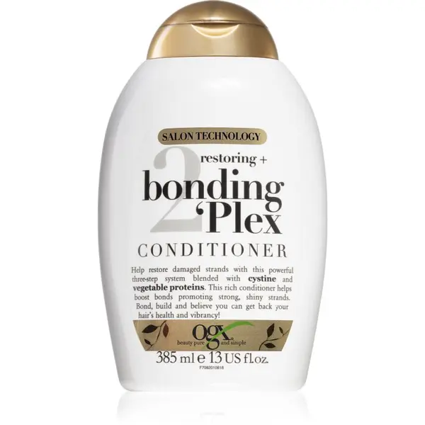 OGX OGX Bonding Plex възстановяващ балсам за силно увредена коса с цъфтящи краища 385 мл.